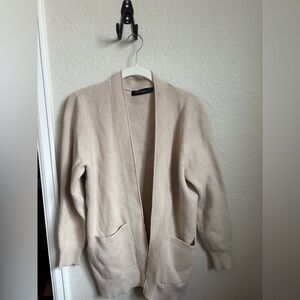 Elegant Cream Cardigan Sweater